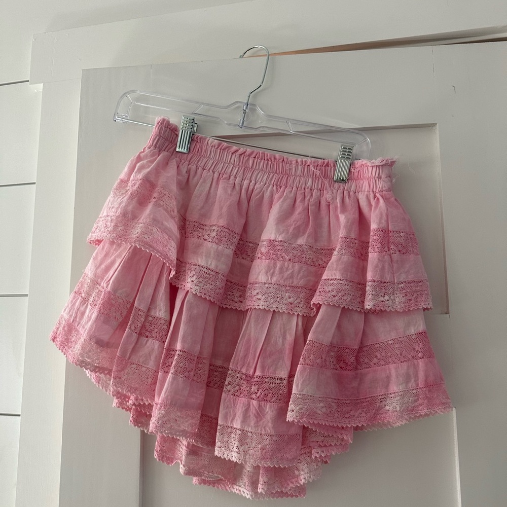 love shack fancy pink skirt size XS